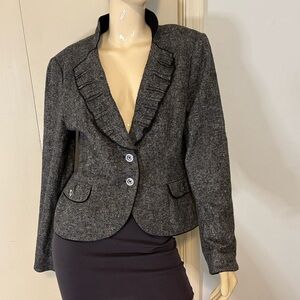 White House Black Market Charcoal Blazer